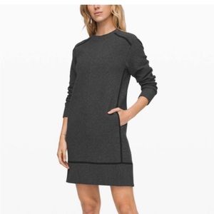 Lululemon Athletic ON Repeat Dress with detached cowl scarf